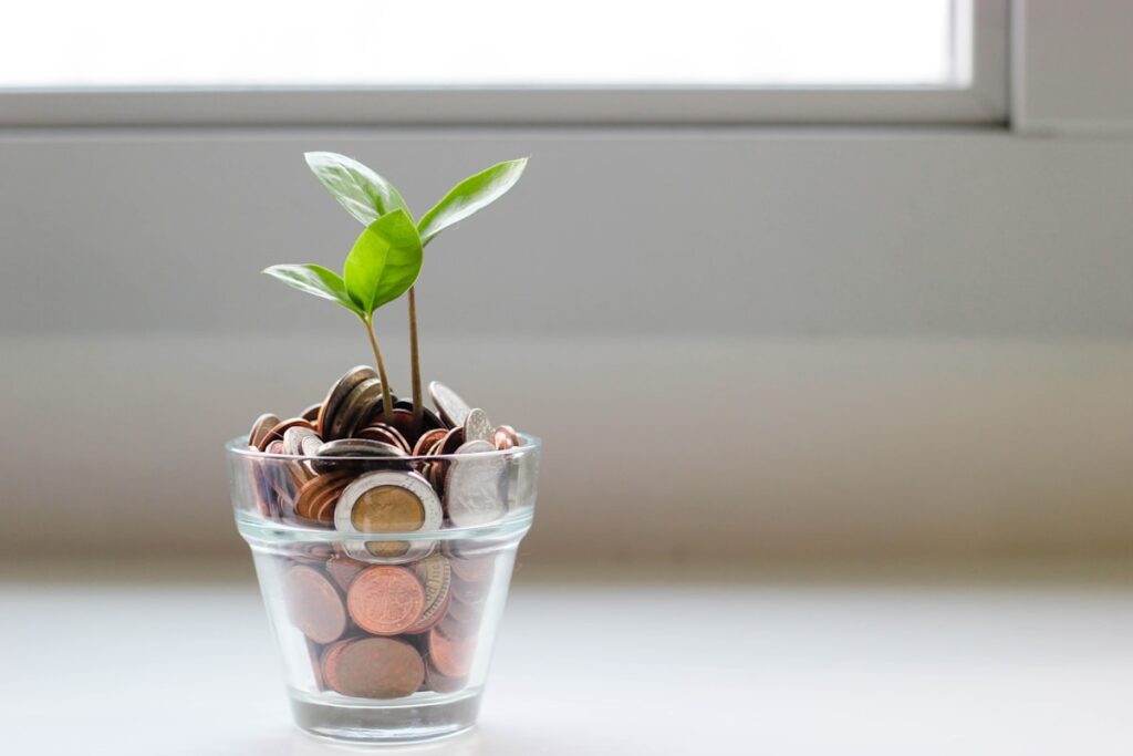 Saving up for school fees, coin by coin