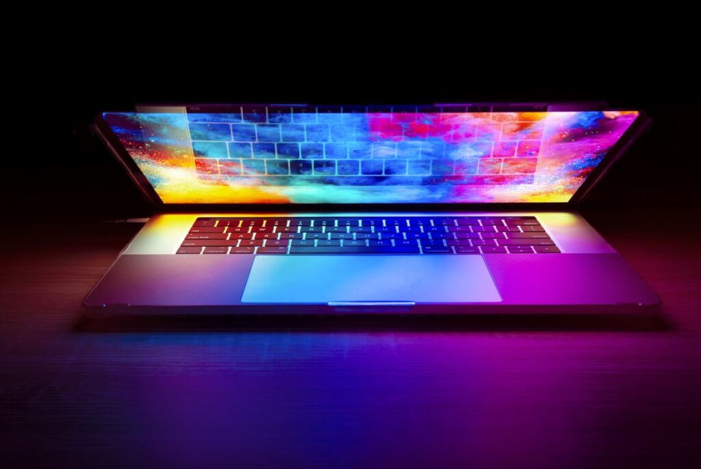 Checking for loan scams on a laptop