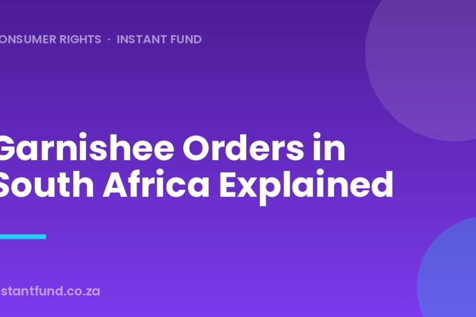 Garnishee Orders in South Africa Explained
