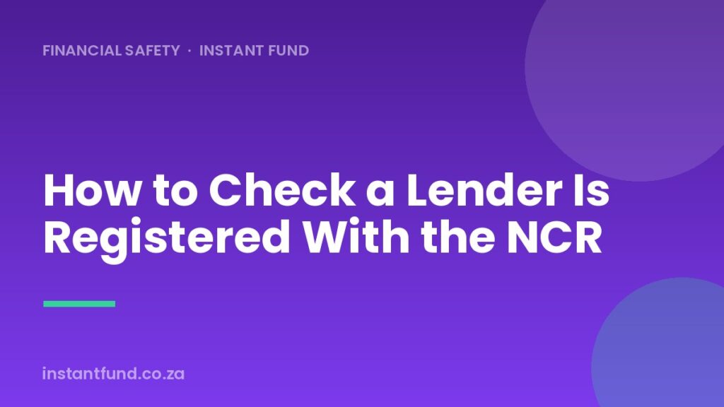 How to Check a Lender Is Registered With the NCR