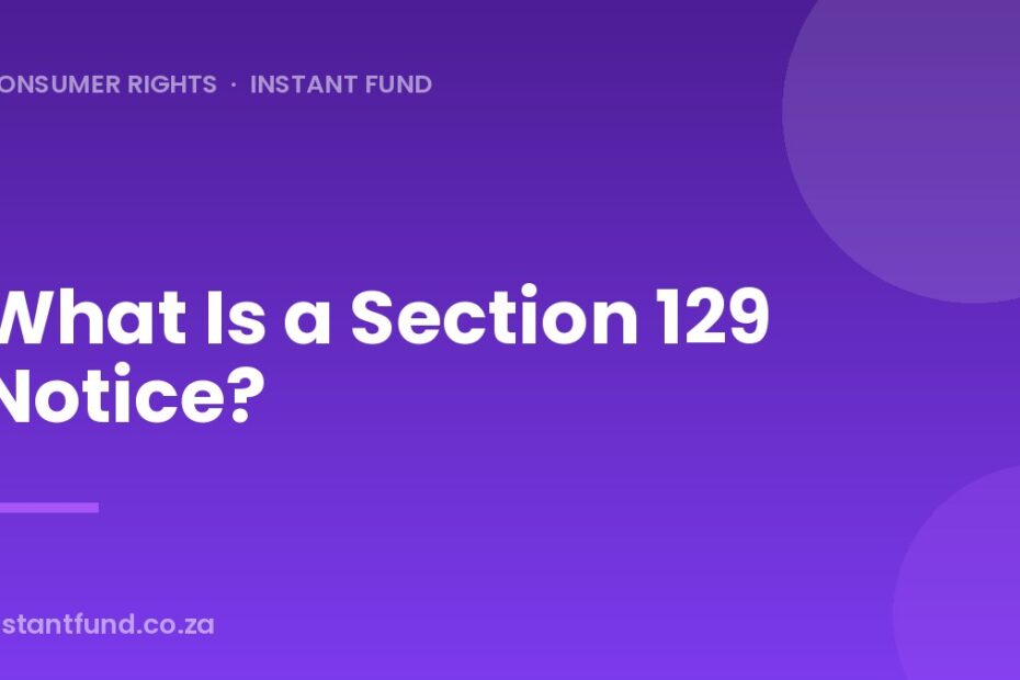 What Is a Section 129 Notice