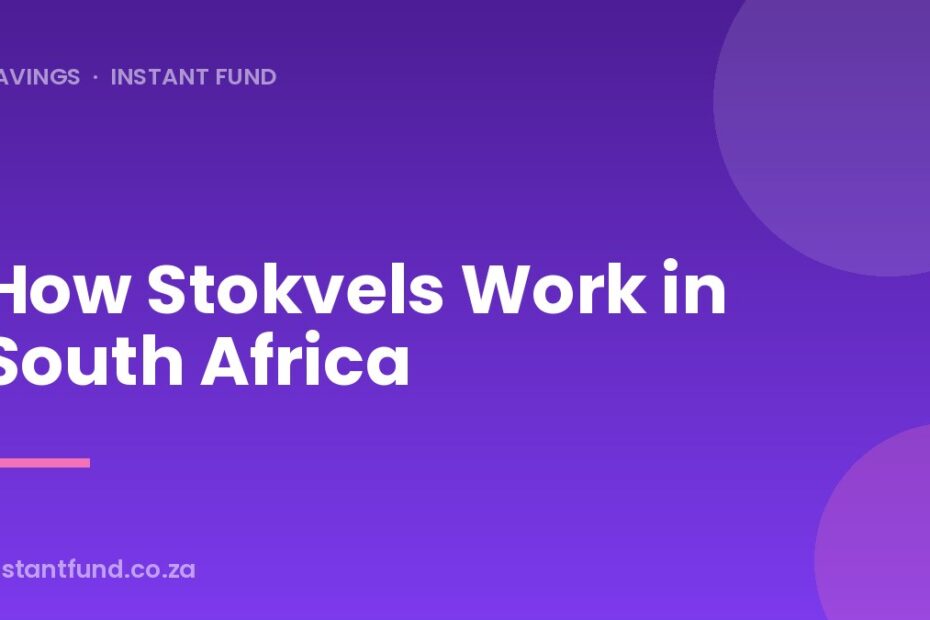 How stokvels work in South Africa