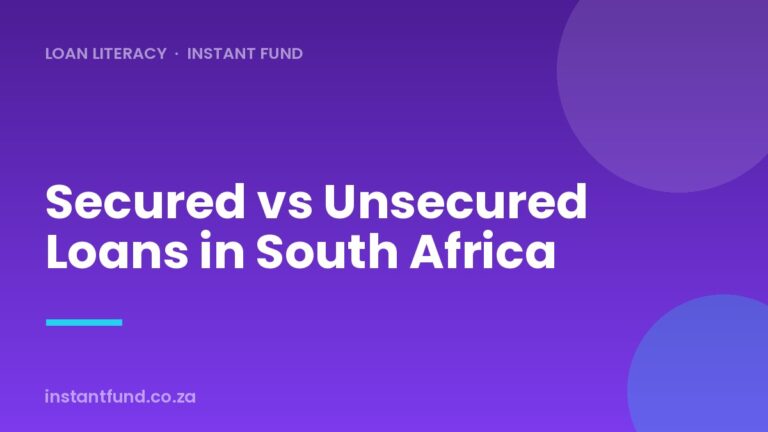 Secured vs Unsecured Loans in South Africa Explained