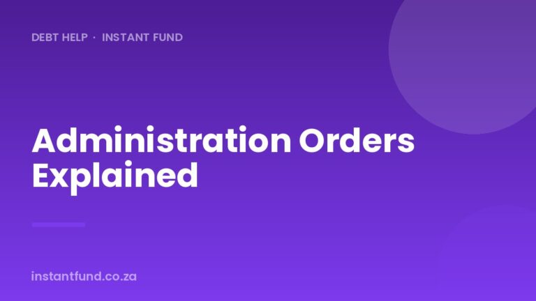 Administration Orders in South Africa: How They Work