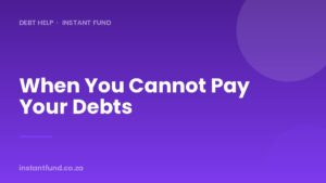 What to Do When You Cannot Pay Your Debts