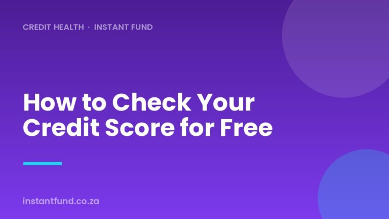 How to Check Your Credit Score for Free in South Africa