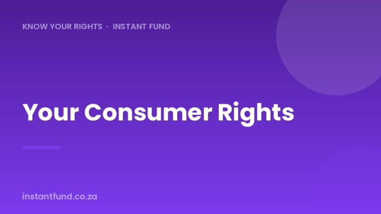 Consumer Rights in South Africa: Refunds and Returns