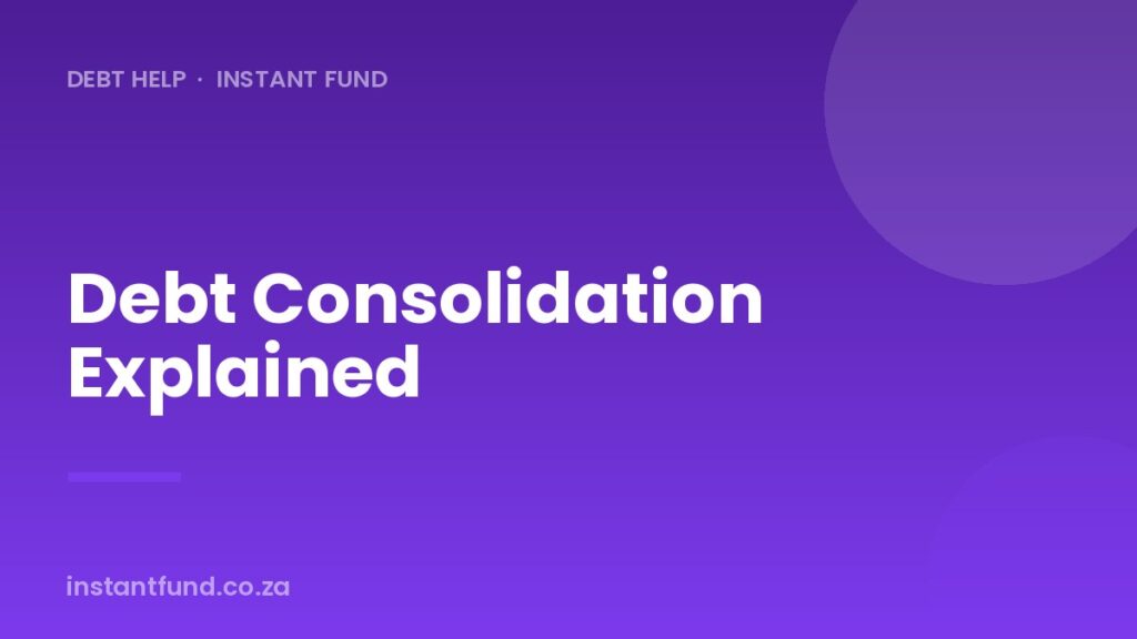 Debt Consolidation Loans in South Africa: Do They Help?