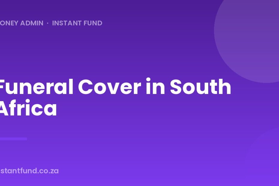 Funeral Cover in South Africa