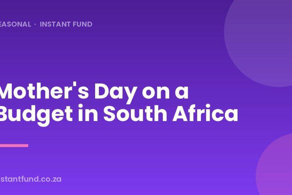 Mother's Day on a Budget