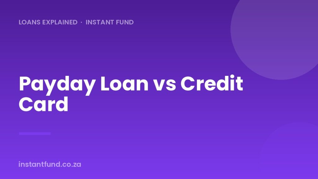 Payday Loans vs Credit Cards: Which Should You Use?
