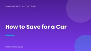 How to Save for a Car