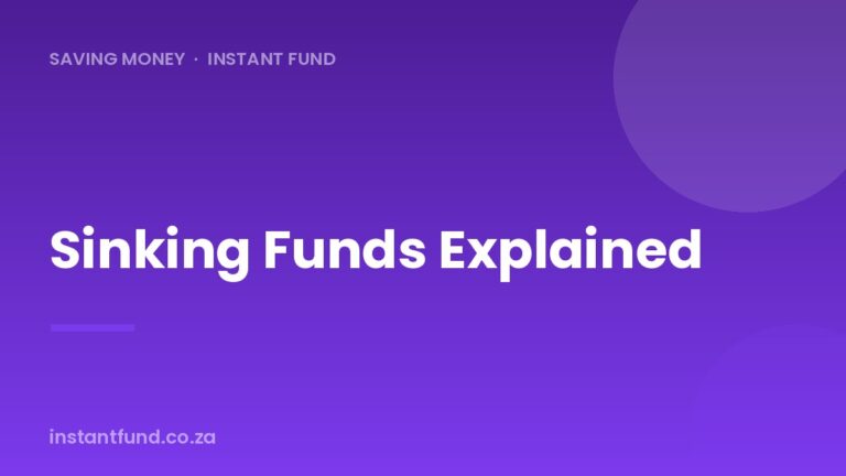 Sinking Funds: The Simple Way to Beat Big Bills