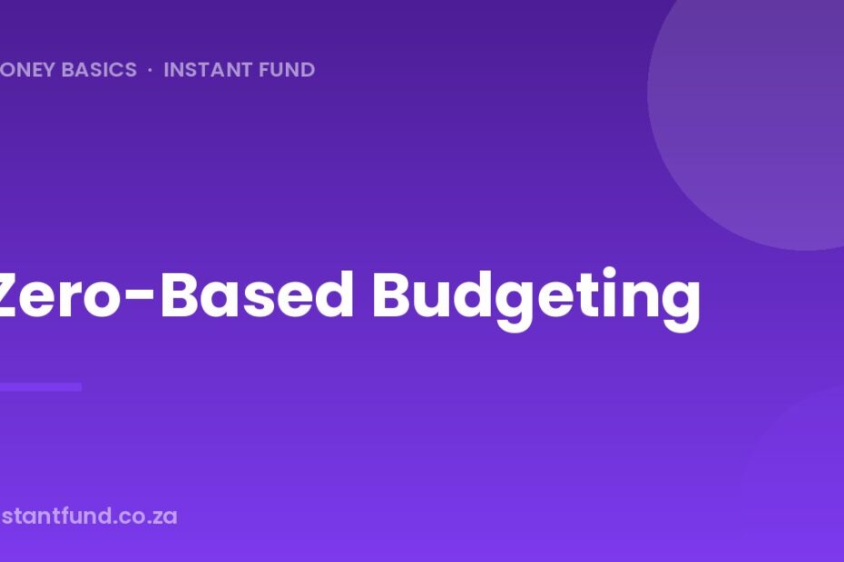 Zero-Based Budgeting