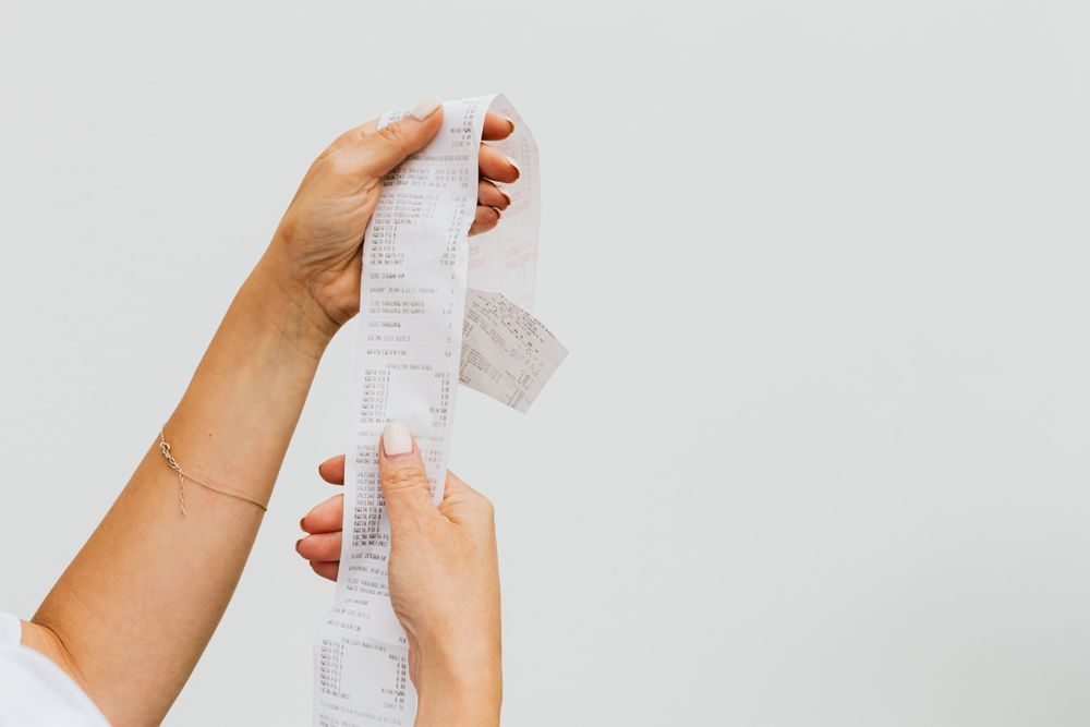 Receipts and expense notes
