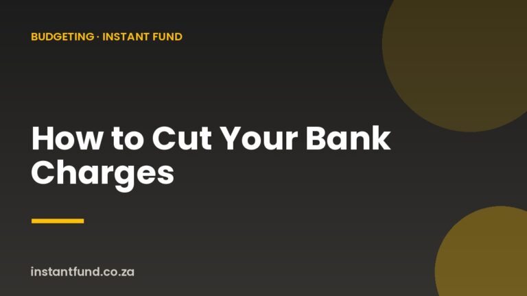 How to Cut Your Bank Charges