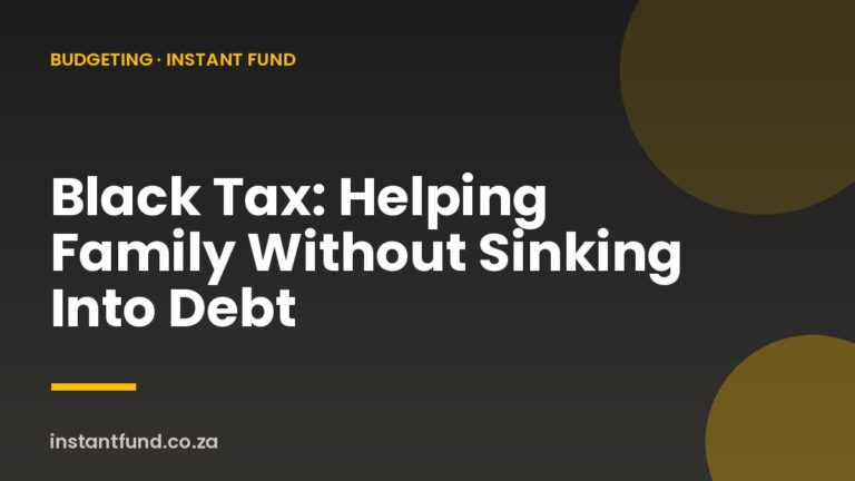 Black Tax: Helping Family Without Sinking Into Debt