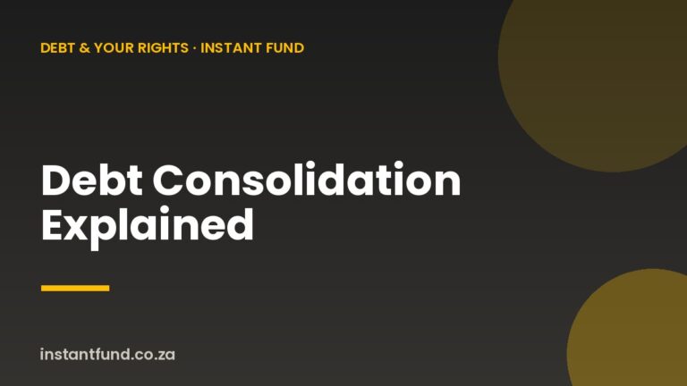 Debt Consolidation Loans in South Africa: Do They Help?