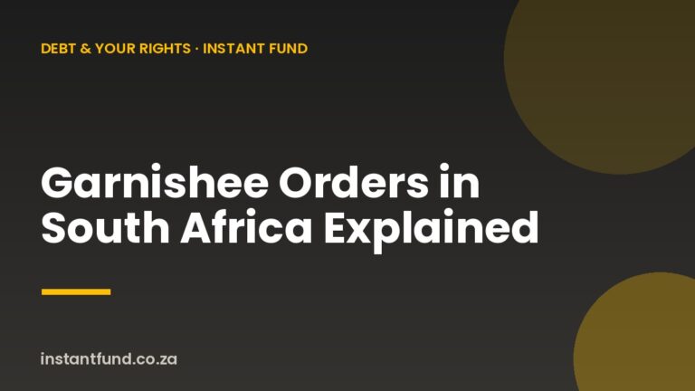 Garnishee Orders in South Africa: How They Work and Your Rights