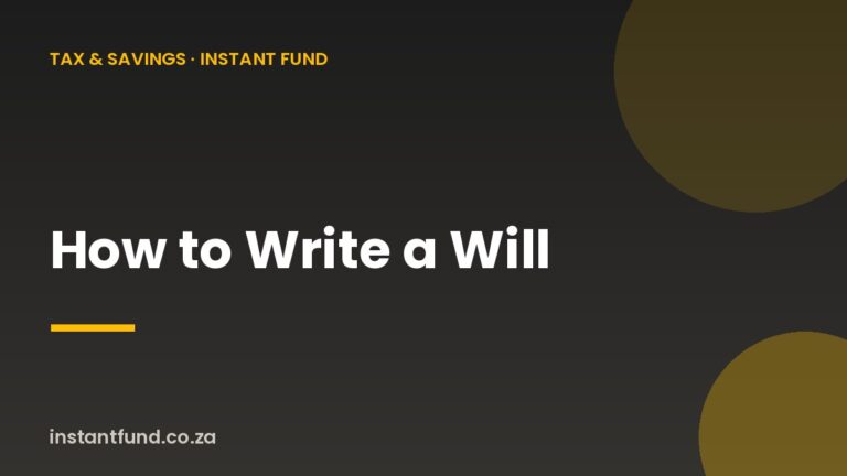 How to Write a Will