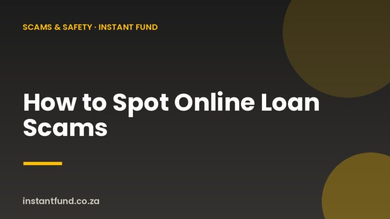 Online Loan Scams in South Africa: Spot Them and Stay Safe