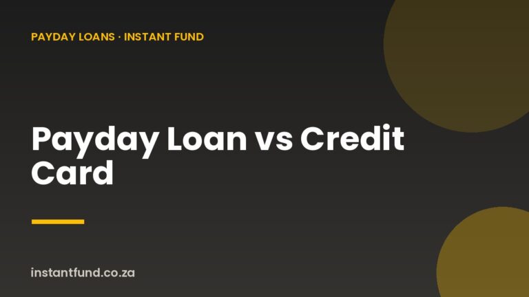 Payday Loans vs Credit Cards: Which Should You Use?