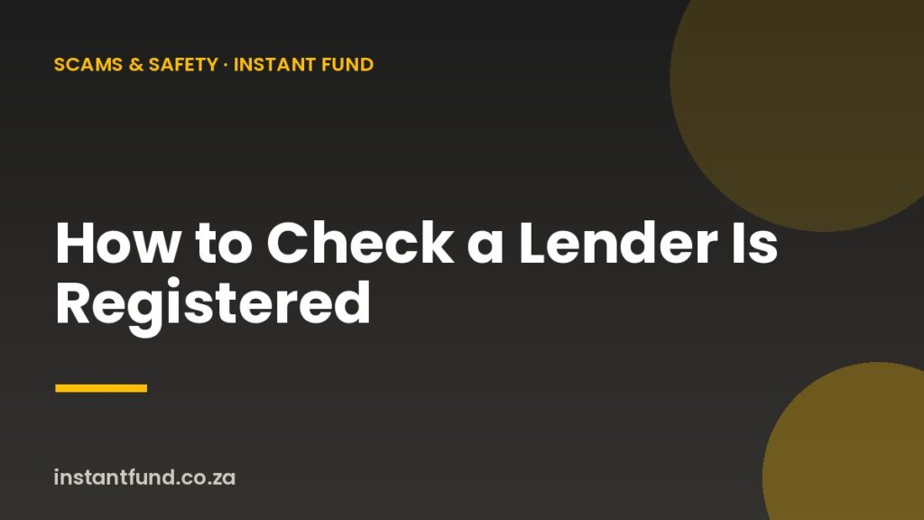 How to Check a Lender Is Registered