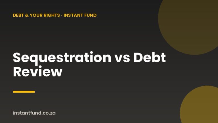 Sequestration vs Debt Review