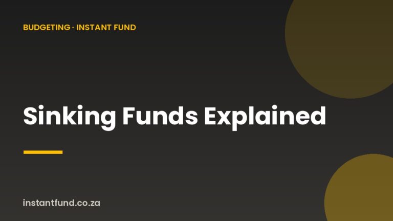 Sinking Funds: The Simple Way to Beat Big Bills