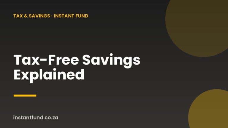 Tax-Free Savings Explained
