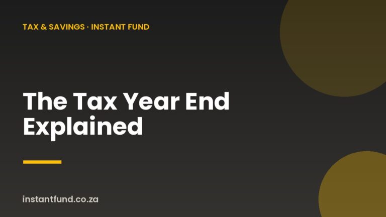 The Tax Year End Explained