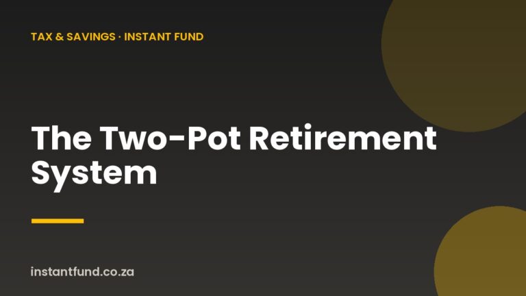 The Two-Pot Retirement System Explained for South Africans