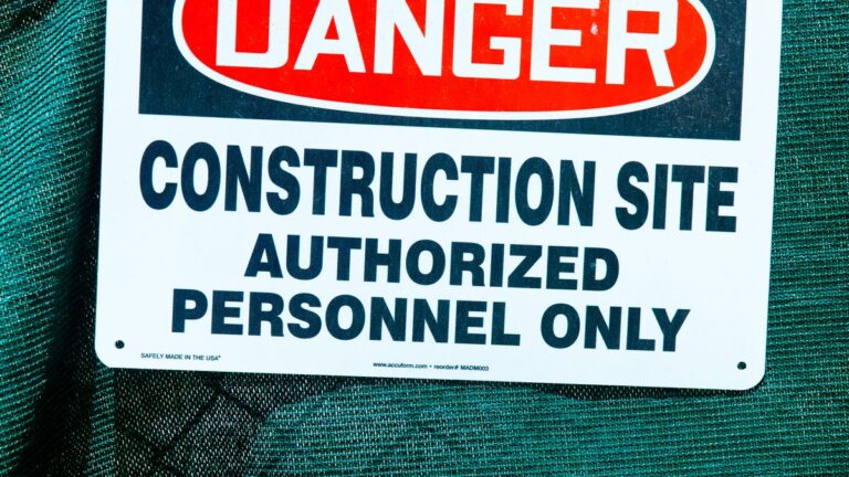 Danger warning sign representing risky loan offers