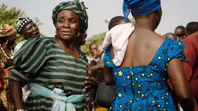 Group of women meeting in their community